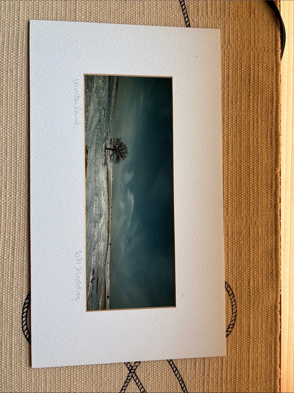 “Winterland” Photography Print in White Mat